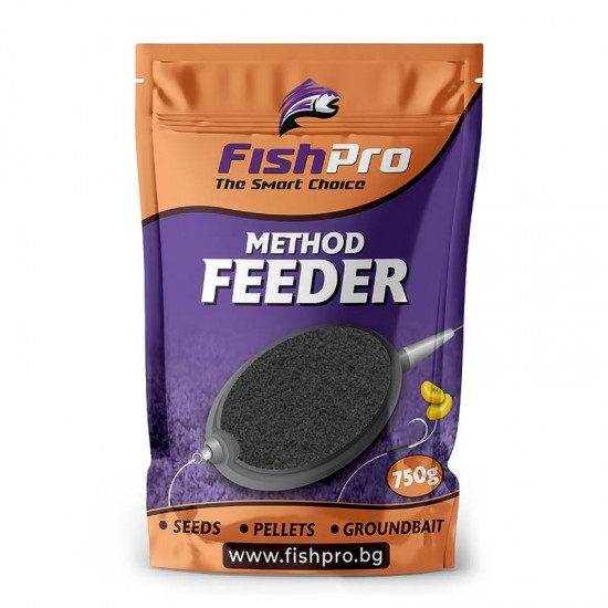 Μαλάγρα για ψάρεμα feeder FishPro Method Feeder Groundbait, Black Supreme Black Supreme