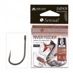 Αγκίστρια με μάτι Mikado River Feeder
