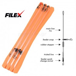 Έτοιμες αρματωσιές για την τεχνική feeder Filex Feeder Free Running Rig,  3 τμχ.