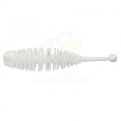 Τεχνητά Σιλικόνης Berkley Powerbait Naiad Garlic 3εκ, 12 τμχ., χρώμα Milky White