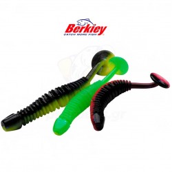 Τεχνητά Σιλικόνης Berkley Leech 50χλστ, 12 τμχ., Salmon Egg Red/Black