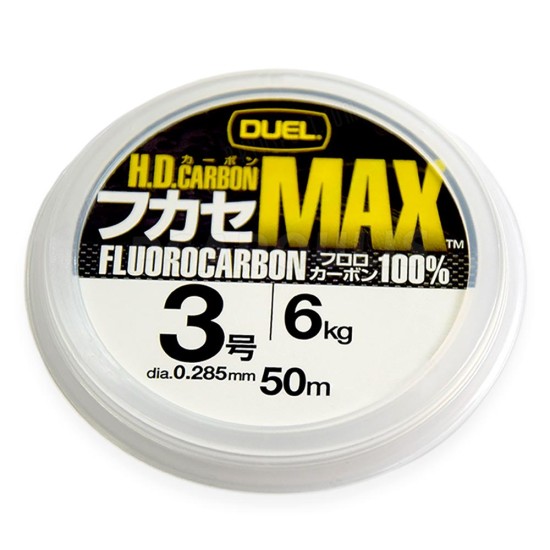 Duel H.D. Carbon MAX Fluorocarbon, 50μ – νήμα φθοριοάνθρακα για ψάρεμα