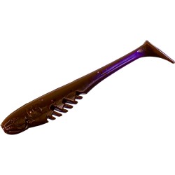 Σιλικονούχα δολώματα M5 Craft Monster Shad 4.0" Lox Dark, 4 τεμ.