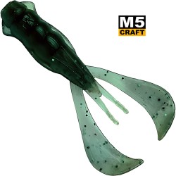 Σιλικονούχα δολώματα M5 Craft Turbo Crayfish 3.5" Green Blue, 4 τεμ.