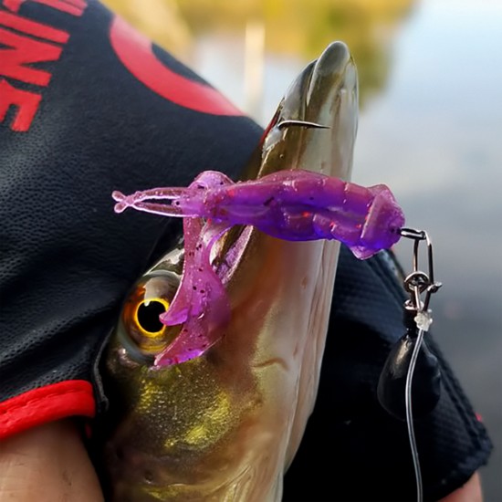 Σιλικονούχα δολώματα M5 Craft Turbo Crayfish 2.8 White Pearl, 6 τεμ.. - σιλικονούχο δόλωμα για αρπακτικά