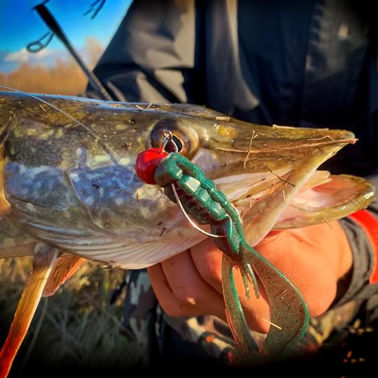 Σιλικονούχα δολώματα M5 Craft Turbo Crayfish 2.8 White Pearl, 6 τεμ.. - σιλικονούχο δόλωμα για αρπακτικά