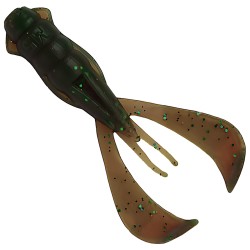 Σιλικονούχα δολώματα M5 Craft Turbo Crayfish 3.5" Motor Oil Red, 4 τεμ.