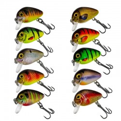 Τεχνητό Wobbler Ψάρεμα Πέρκα Και Κέφαλο Sokudo Peanut 2.8εκ 1.8γρ, χρώμα BRT