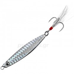 Θαλάσσιο Τεχνητό Jig Sokudo Rocket Shore Slow Cast Jig 6.2εκ 21γρ, χρώμα Silver