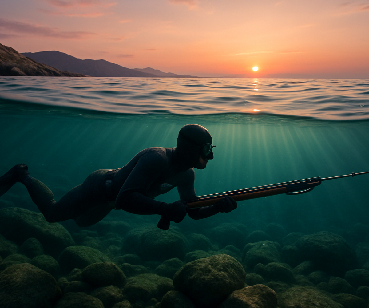 Greek spearfishing