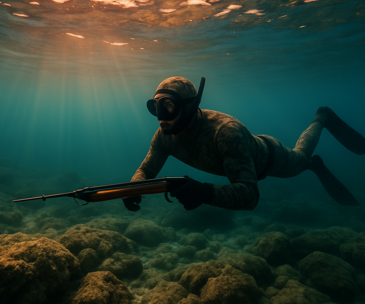 Spearfishing greece