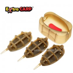 Σετ Μαλαγρωτές με πρέσα Extra Carp Method Feeder In Line Set - 7203