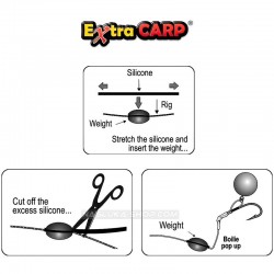 Βαρύδια Ψαρέματος Για Αρματωσιές Extra Carp Pop-Up Weights
