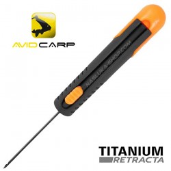 Πτυσσόμενη Βελόνα Avid Carp Titanium Retracta - Hard Bait Hair Needle