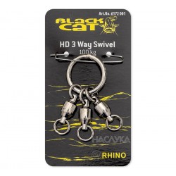Στριφτάρια Black Cat HD 3 Way Swivel - 100 κιλά