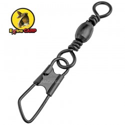 Στριφτάρια με παραμανα Extra Carp Barrel Swivel Safety Snap