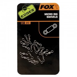 Στριφτάρια για αρματωσιές Fox Edges Micro Rig Swivels - 20 τμχ