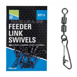 Διπλά Στριφτάρια Preston Feeder Link Swivels - 8τμχ