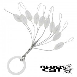 Στοπεράκια για αρματωσιές Black Cat Silicone Stops - 7χλστ