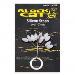 Στοπεράκια για αρματωσιές Black Cat Silicone Stops - 7χλστ