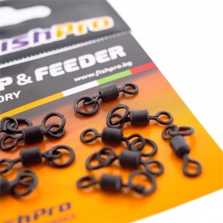 Στριφτάρια για αρματωσιές κυπρίνου FishPro Ring Swivel