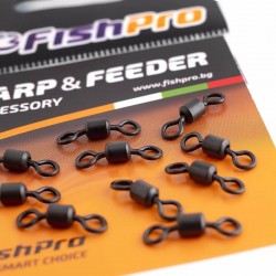 Στριφτάρια για αρματωσιές κυπρίνου FishPro Carp Rolling Swivel