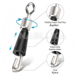 Στριφτάρια FishPro QC Feeder Swivel - 10τμχ
