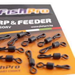 Στριφτάρια για ψάρεμα κυπρίνου FishPro QC Swivel