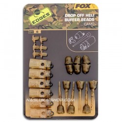 Σετ αξεσουάρ για αρματωσιές Fox Drop Off Helli Buffer Beads - Camo