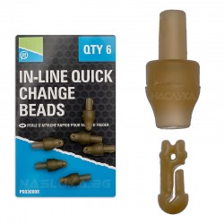 Γρήγορες Συνδέσεις Preston Innovation In-Line Quick Change Beads - 6 τμχ