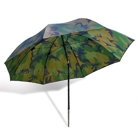 Ομπρέλα για ψάρεμα με πλευρικό τοίχο Zebco Storm Umbrella Camo 2.20μ