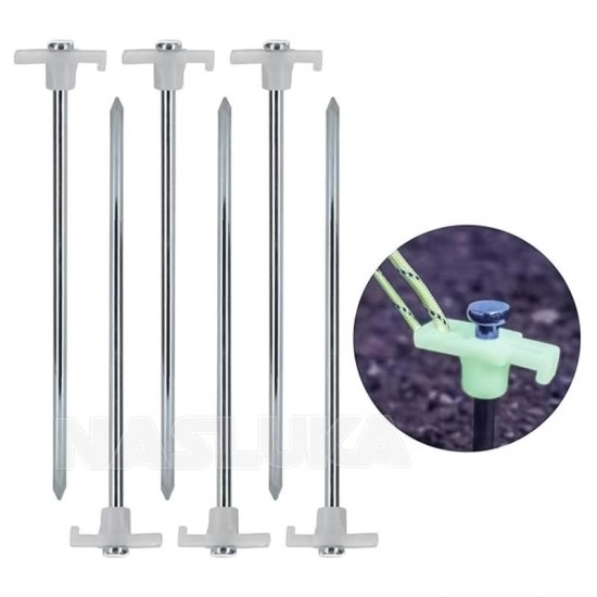 Πασαλάκια σκηνής Raven Bivvy Pegs Luminous - 10 τεμ.