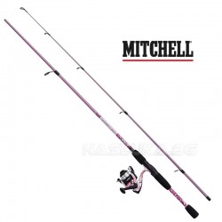 Σετ Ψαρέματος Mitchell Tanager Pink Camo Spin - 2.10μ 7-20γρ