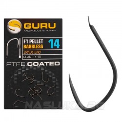 Αγκίστρια χωρίς αρπάδι Guru F1 Pellet