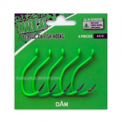 Αγκίστρια για ψάρεμα γουλιανού Madcat A-Static Classic Catfish Hooks - 5 τμχ