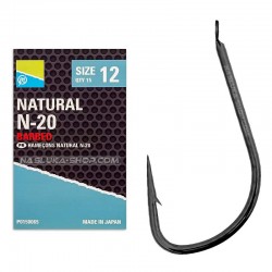 Αγκίστρια Preston Innovation Natural N-20 Barbed - 15 τμχ.