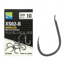 Αγκίστρια χωρίς αρπάδι Feeder Preston XS02-B Barbless - 10 τμχ