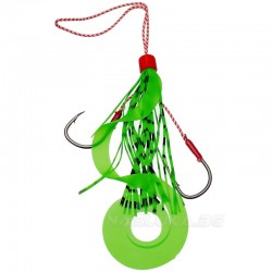 Αγκίστρια για Pilkers  Ryuji Assist Skirt 2x2 τμχ. - Green