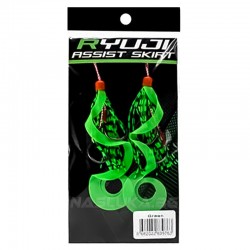 Αγκίστρια για Pilkers  Ryuji Assist Skirt 2x2 τμχ. - Green