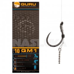 Αγκίστρια Method Feeder Guru QM1 Bayonet Ready Rigs 10εκ