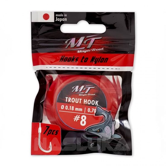 Αγκίστρια για ψάρεμα πέστροφας MT Trout Hooks - 2μ - 7 τμχ