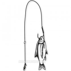Αρματωσι΄ές Black Cat  Bouy and Boat Ghost Single Hook Rig - 100κιλά