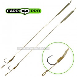 Αρματωσιές για ψάρεμα κυπρίνου Carp Pro Wide Gape Ready Rig