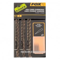 Αρματωσίες Fox Camo Submerge Kwik Change Leaders - Fleck Camo