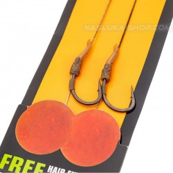 Αρματωσιές για ψάρεμα κυπρίνου Fox Curve Short Rigs - Camotex Semi Stiff