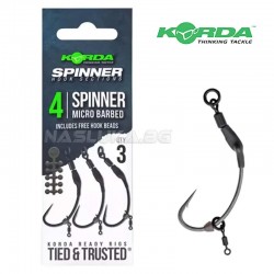 Αρματωσιές για ψάρεμα κυπρίνου Korda Spinner Hook Sections - 3 τμχ