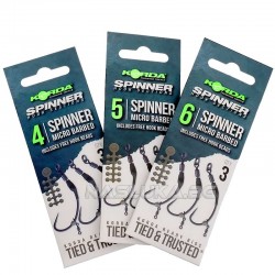 Αρματωσιές για ψάρεμα κυπρίνου Korda Spinner Hook Sections - 3 τμχ