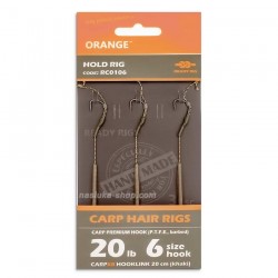 Αρματωσιά για ψάρεμα κυπρίνου Life Orange Carp Hair - Hold Rig