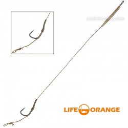 Αρματωσιά για ψάρεμα κυπρίνου Life Orange Carp Hair - Hold Rig