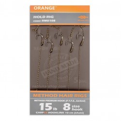Αρματωσιά για ψάρεμα feeder Life Orange Method Hair - Hold Rig